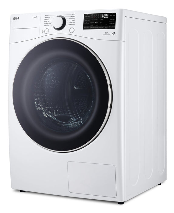 Sécheuse LG de 7,8 pi3 avec technologie 6MotionMC, moteur DirectDriveMD et pompe à chaleur - blanche - DLHC3602W