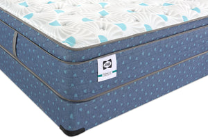 Ensemble Matelas à Euro-plateau Mykonos Resort Luxury Posturepedic Crown Jewel de Sealy pour grand lit