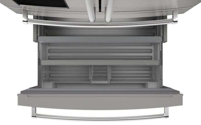 Réfrigérateur KitchenAid de 26,2 pi³ et de 36 po à portes françaises - acier inoxydable avec fini PrintShieldMC - KRMF536RPS