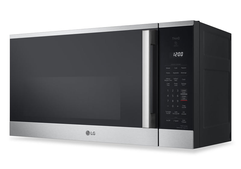 Four à micro-ondes à hotte intégrée intelligent LG de 1,8 pi3 avec EasyCleanMC - MVEM1825X