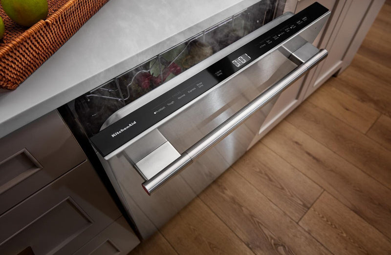Lave-vaisselle KitchenAid de 24 po et de 44 dBA avec troisième panier 360° Max JetsMC - genièvre - KDPS724SJP