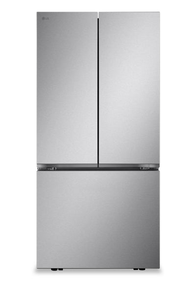 LG 33" 25 Cu. Ft. Smart French-Door Refrigerator with Ice Maker - Stainless Steel - LF25S6200S | Réfrigérateur intelligent LG de 33 po et de 25 pi³ à portes françaises avec machine à glaçons - acier inoxydable - LF25S6200S | LF25S62S