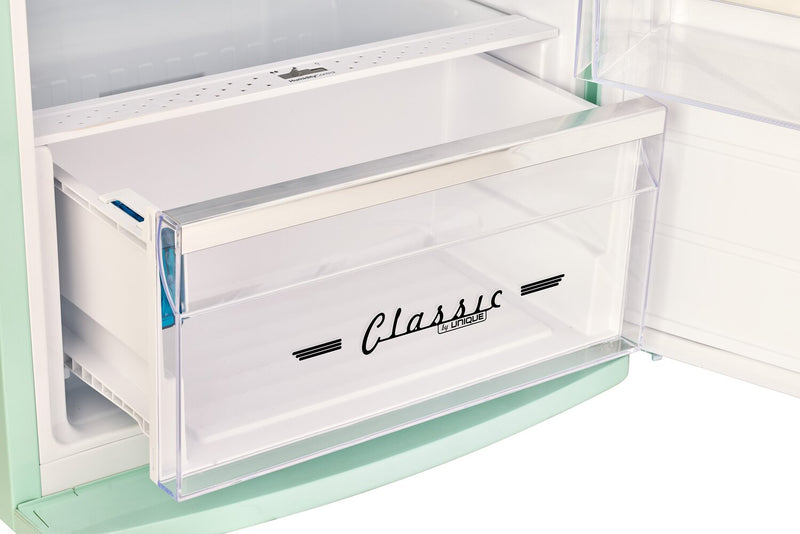 Réfrigérateur Classic Rétro d’Unique de 24 po et de 11 pi3 à congélateur supérieur - vert menthe estival - UNQ-310L LG TM