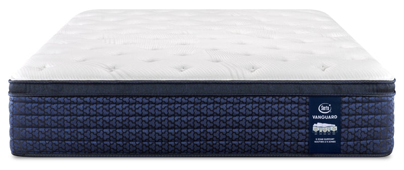 Matelas moyen à Euro-plateau Stonebridge Vanguard de Serta pour lit simple 