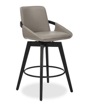 Tabouret Apex pivotant de hauteur comptoir - taupe