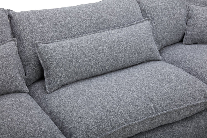 Sofa sectionnel Monaco 4 pièces - gris