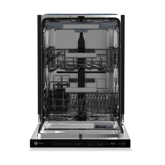 Lave-vaisselle GE Profile de 24 po et de 42 dBA avec commandes sur le dessus - acier inoxydable - PBT700SSVFS 