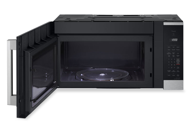 Four à micro-ondes à hotte intégrée intelligent LG de 1,8 pi3 avec EasyCleanMC - MVEM1825X