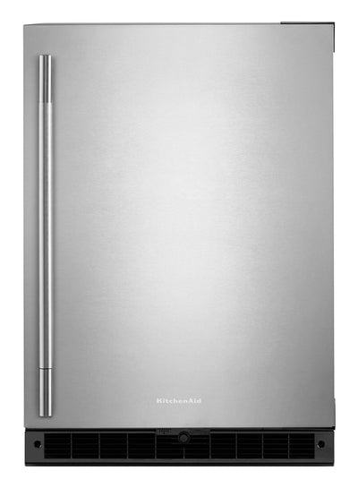 KitchenAid 24" 5 Cu. Ft. Undercounter Refrigerator – Stainless Steel - KURR124SSB | Réfrigérateur KitchenAid de 5 pi3 et de 24 po sous le comptoir - acier inoxydable - KURR124SSB