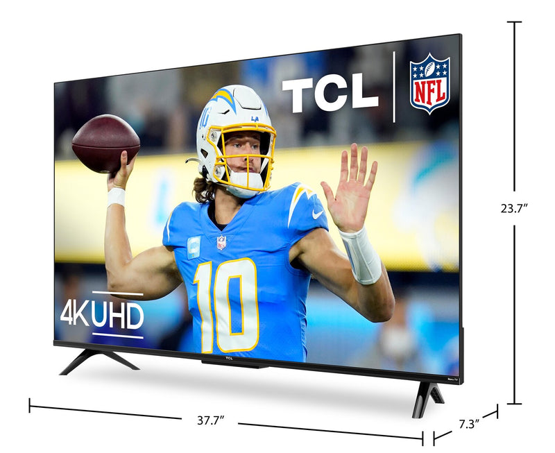 Téléviseur intelligent DEL de TCL UHD 4K de 43 po et à 60 Hz avec HDR Pro et Roku (43S450R-CA)
