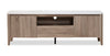Meuble pour téléviseur moderne Carlton de 58.25 po avec rangement pour téléviseurs de jusqu’à 65 po - taupe foncé
