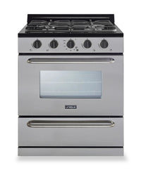 Cuisinière au gaz propane hors réseau classique Unique de 30 po et de 3,9 pi3 avec allumage à pile - UGP-30G OF2 S/S