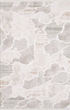 Carpette Cove multicolore à motif de vagues - 7 pi 11 po x 10 pi 10 po