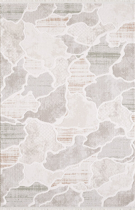 Carpette Cove multicolore à motif de vagues - 7 pi 11 po x 10 pi 10 po