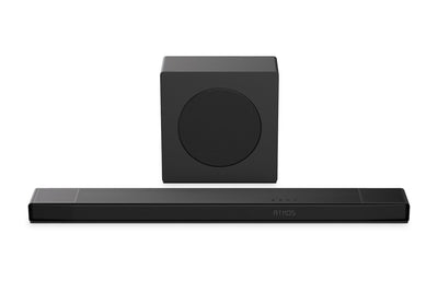 HISENSE AX 3.1.2 Channel 440W Soundbar with Wireless Subwoofer (AX3120Q) | Barre de son de 440 W à 3.1.2 canaux HISENSE AX et caisson d’extrêmes graves sans fil (AX3120Q)