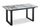Table de salle à manger Ezra de 63 po à 79 po (L) avec rallonge papillon se rangeant, en métal, en verre et en imitation de marbre - blanche
