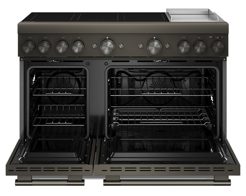 Cuisinière à induction amovible KitchenAid de 6,3 pi³ avec plaque chauffante - minerai noir - KFID948SBE