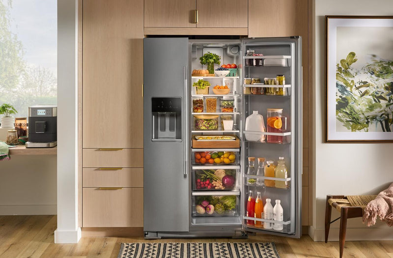 Réfrigérateur KitchenAid de 29 pi3 et de 36 po - acier inoxydable résistant aux traces de doigts - KRSF536RPS 