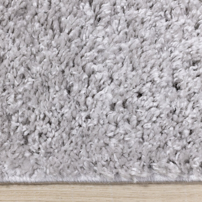 Carpette à poil long Pascal grise - 7 pi 10 po x 10 pi 6 po