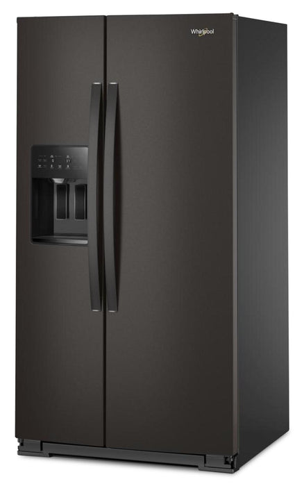 Réfrigérateur Whirlpool de 28,7 pi³ et de 36 po à compartiments juxtaposés - acier inoxydable noir - WRSF5536RV