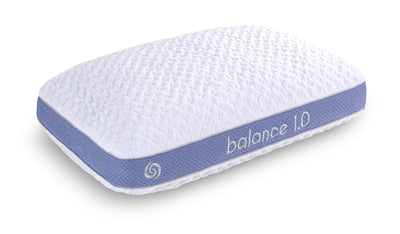 Bedgear Balance 1.0 Performance Queen Pillow – Stomach Sleeper  | Oreiller PerformanceMD Balance 1.0 de Bedgear pour grand lit - pour dormeur sur le ventre