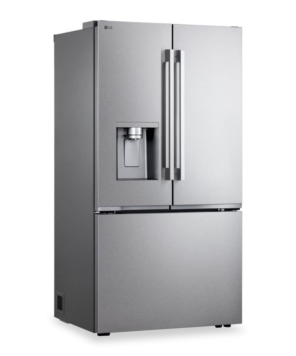 Réfrigérateur LG de 36 po et 24 pi3 de profondeur comptoir Counter-Depth MaxMC à portes françaises avec Zero ClearanceMC - LF24Z6530S