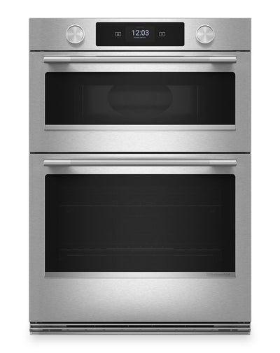 KitchenAid 30" Smart Electric Combo Wall Oven - PrintShield™ Stainless - KOEC730SPS | Four mural combiné intelligent électrique KitchenAid de 30 po - acier inoxydable PrintShieldMC - KOEC730SPS