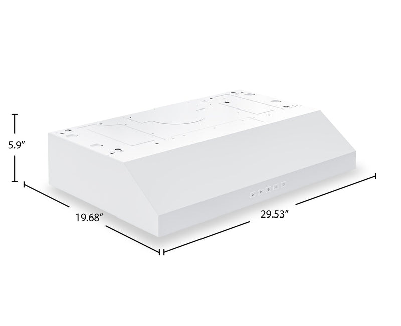 Hotte de cuisinière sous l’armoire Broan de série GLA2 de 30 po - GLA2303WW