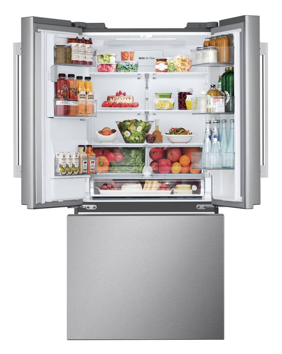 Réfrigérateur LG de 33 po et de 25 pi³ de profondeur standard à portes françaises - acier inoxydable - LF25H6330S