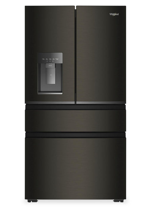 Réfrigérateur Whirlpool de 22 pi3 et de 36 po de profondeur comptoir véritable à portes françaises - acier inoxydable noir - WRMC7036RV