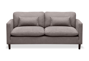 Sofa Kortlyn de 78 po en tissu d’apparence lin - gris