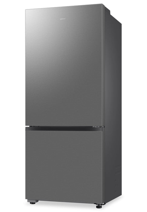 Réfrigérateur Samsung de 15 pi3 et de 28 po de profondeur comptoir à congélateur inférieur - argenté - RB15DG6000SRAA