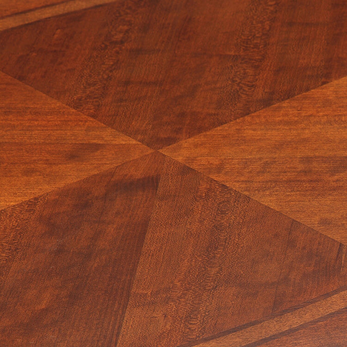 Table de bout ronde traditionnelle Kerwin de 20 po avec tablettes - cerisier