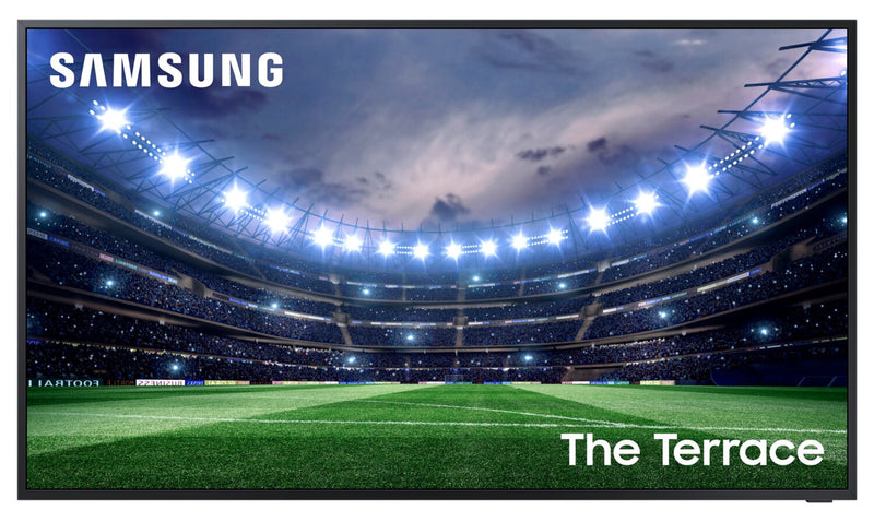 Téléviseur intelligent La Terrasse de Samsung 4K de 85 po pour l’extérieur zone plein soleil