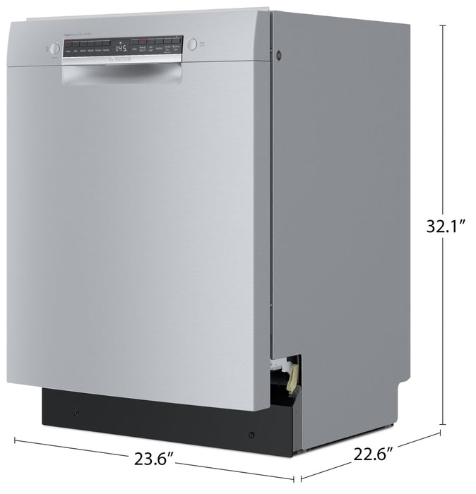 Lave-vaisselle intelligent Bosch série 800 avec commandes à l’avant, CrystalDry et 3e panier - SGE78C55UC 