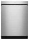 Lave-vaisselle KitchenAid de 24 po et de 47 dBA avec panier à ustensiles sur le troisième niveau - acier inoxydable PrintShieldMC - KDFS224SPS