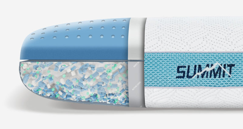 Oreiller PerformanceMD Summit 2.0 de Bedgear pour grand lit - pour dormeurs sur le dos