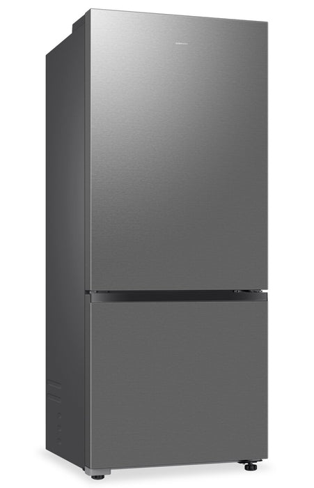 Réfrigérateur Samsung de 15 pi3 et de 28 po de profondeur comptoir à congélateur inférieur - argenté - RB15DG6000SRAA
