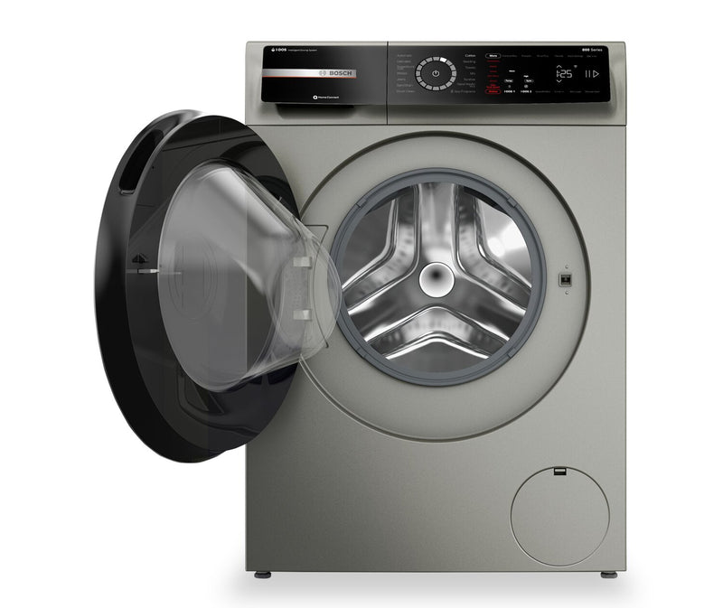 Laveuse compacte Bosch de série 800 à chargement frontal de 2,4 pi³ et de 24 po avec Home ConnectMC - WGB246AXUC