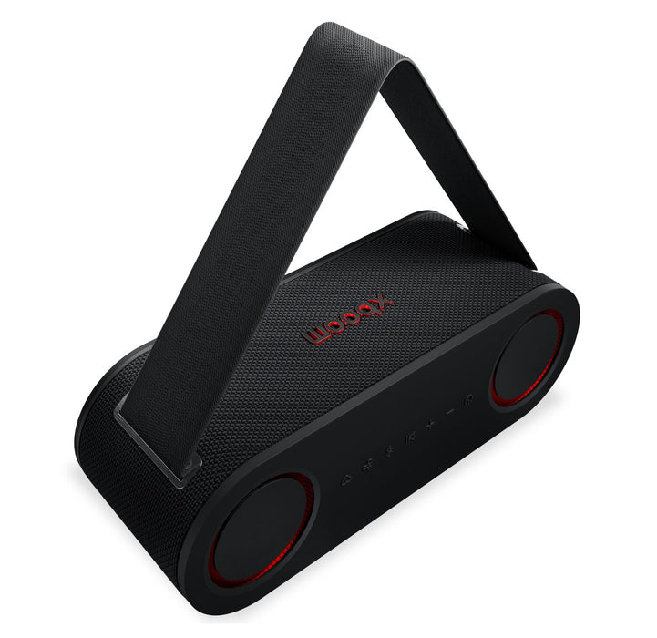 Haut-parleur portatif xboom Bounce par will.i.am de LG résistant à l’eau IP67 avec Bluetooth (BOUNCE.ACANLBK)