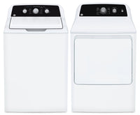  Laveuse à chargement par le haut de 4,4 pi3 et sécheuse électrique de 6,2 pi3 de GE avec cycle SaniFresh