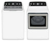 Laveuse à chargement par le haut de 4,9 pi3 et sécheuse électrique de 7,2 pi3 de GE avec cycle SaniFresh