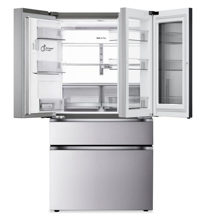 Réfrigérateur à 4 portes LG de 29 pi3 et de 36 po de profondeur standard MAXMC à portes françaises avec InstaViewMD - LF29S9775S