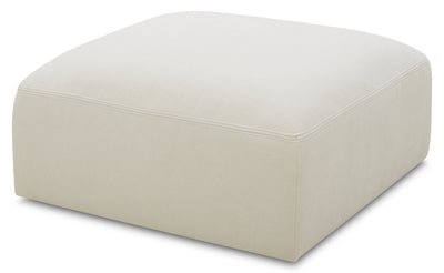 Riverside Ottoman - Oyster | Pouf Riverside - huître