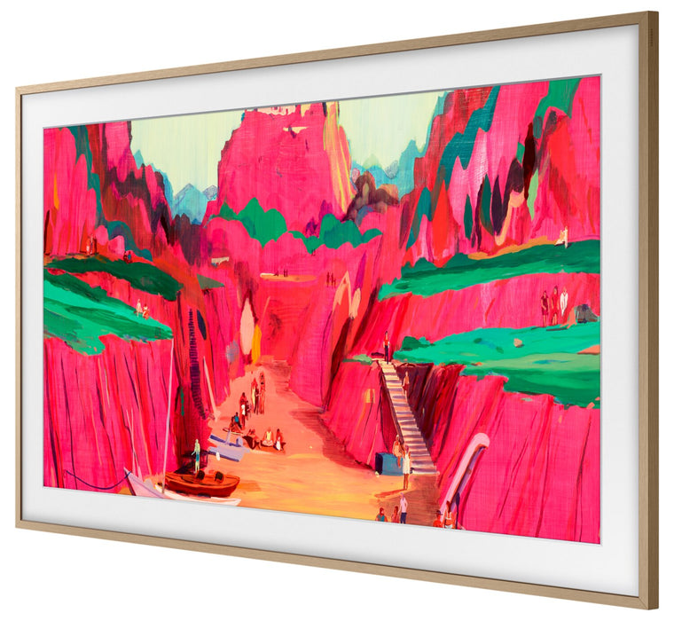 Cadre décoratif personnalisable pour téléviseur The Frame Pro de 75 po de Samsung - teck moderne