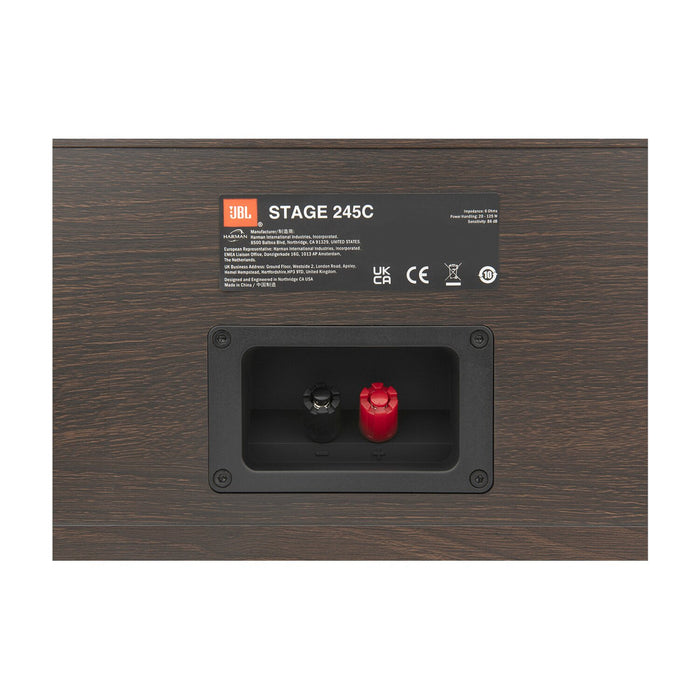 Haut-parleur central JBL Stage 245C à 2,5 voies avec 4 haut-parleurs (JBL245CBLK)