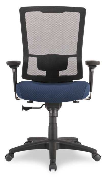 Chaise de bureau Remy de Tempur-Pedic de 26,8 po - bleu marine avec dossier à mailles