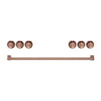 Ensemble de poignées et de boutons Thor Kitchen or rose pour cuisinière de 36 po - CKA-RG36-RSG