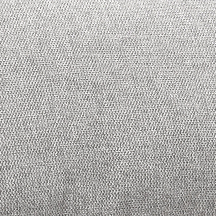 Sofa-lit Shadow de 82,5 po en tissu d’apparence lin avec rangement et deux accoudoirs coussinés - gris