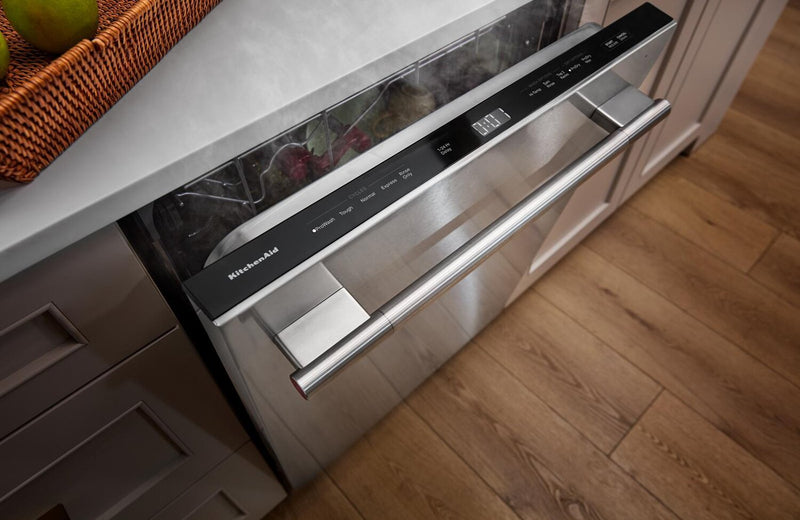 Lave-vaisselle KitchenAid de 24 po et de 44 dBA avec troisième panier 360° Max JetsMC - genièvre - KDFS424SJP 